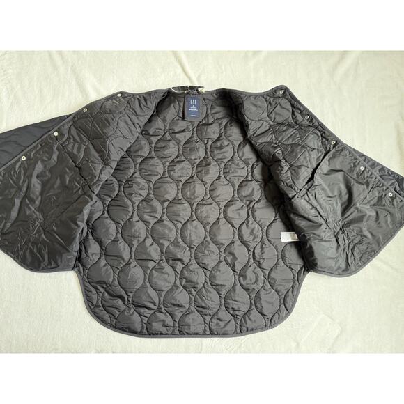 Gap Quilted Lghtweight Jacket Primaloft Water Resistant Black Size XL NWT - Picture 4 of 12